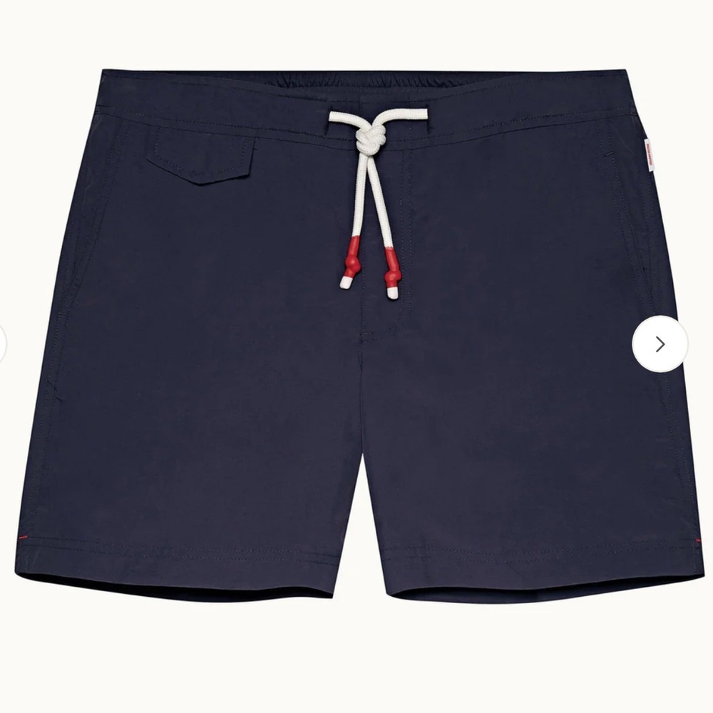 Orlebar Brown Navy Mid-Length Swim Shorts